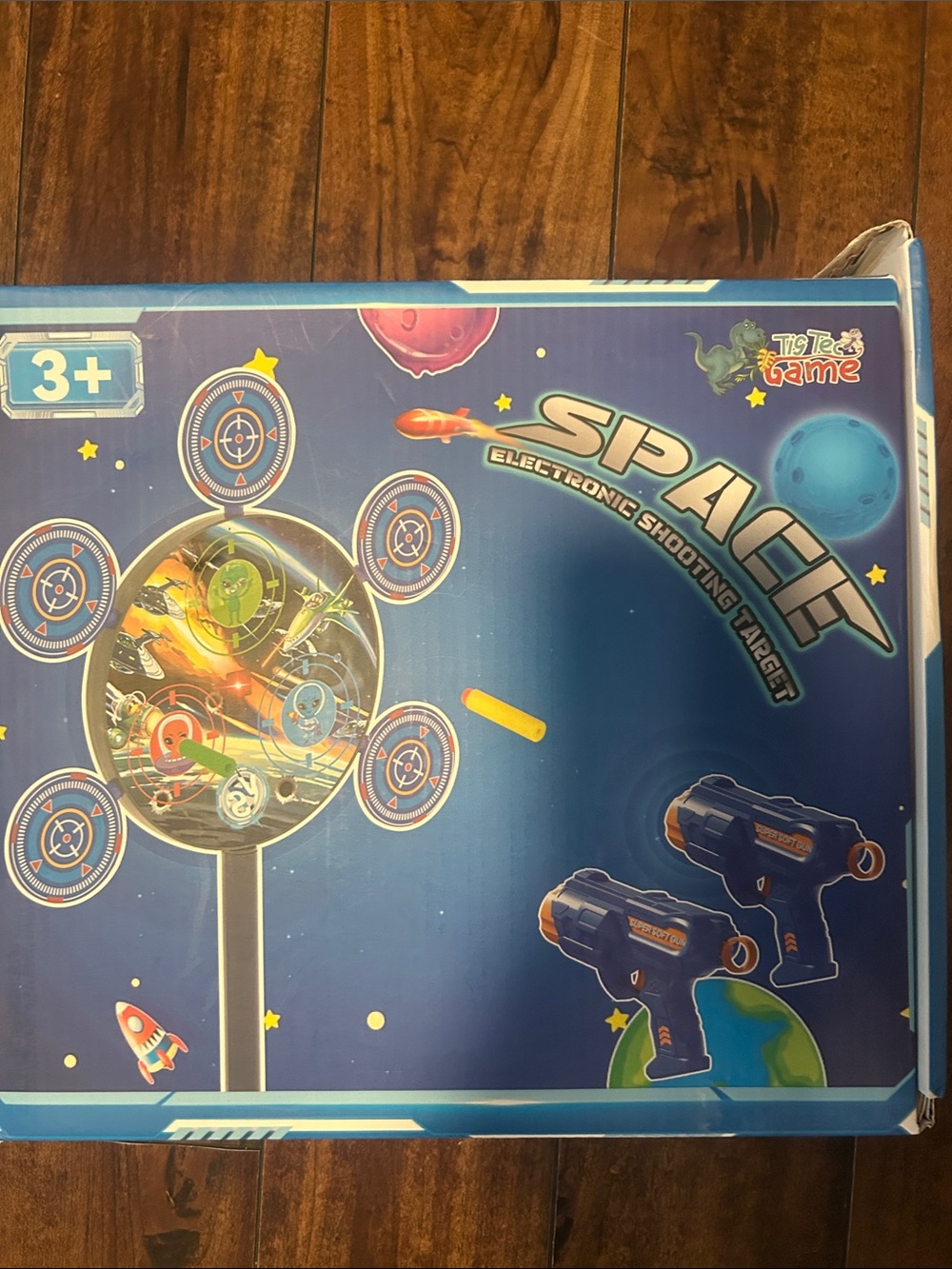 NEW Space Electronic Shooting Target Game - Blue